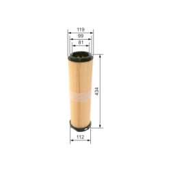 Air Filter BOSCH 1457433334 for MERCEDES E-CLASS