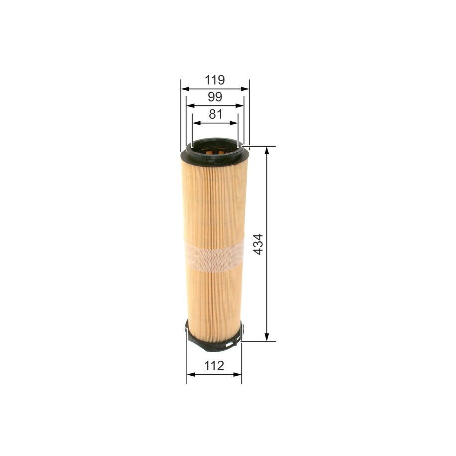 Air Filter BOSCH 1457433334 for MERCEDES E-CLASS
