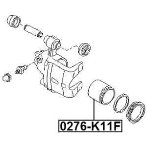 Piston Brake Caliper - FEBEST 0276K11F