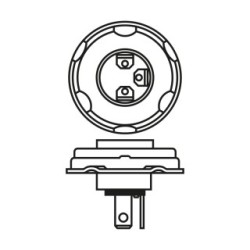 Bulb BOSCH 1987302421 OE 5W2032