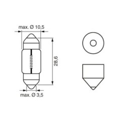 Bulb BOSCH 1987302227 OE 0233371-4