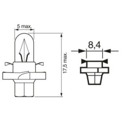 Bulb BOSCH 1987302235 OE 165749