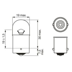 Bulb BOSCH 1987302535