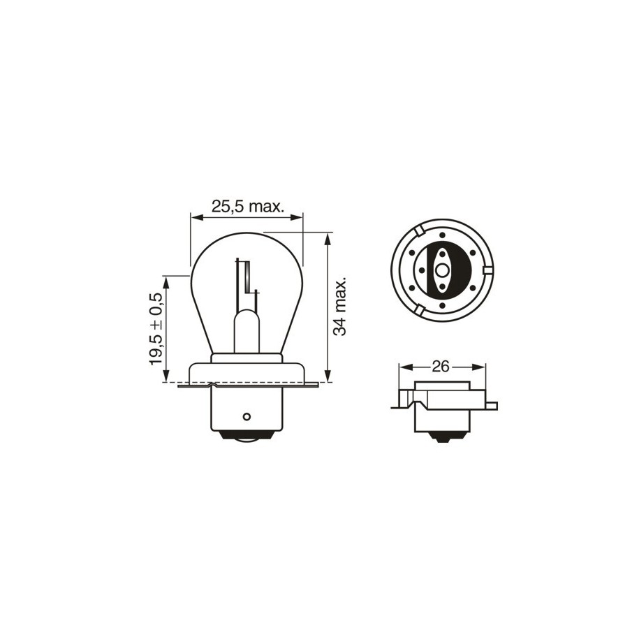 Bulb BOSCH 1987302606
