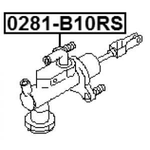 Master Cylinder Clutch - FEBEST 0281B10RS