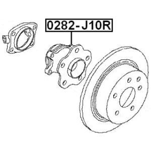 Wheel Hub - FEBEST 0282J10R