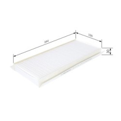 Pollen Filter BOSCH 1987432006 for FORD