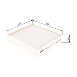 Pollen Filter BOSCH 1987432034 for MITSUBISHI