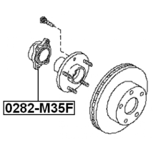 Wheel Hub - FEBEST 0282M35F