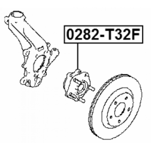 Wheel Hub - FEBEST 0282T32F