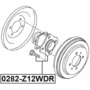 Wheel Hub - FEBEST 0282Z12WDR