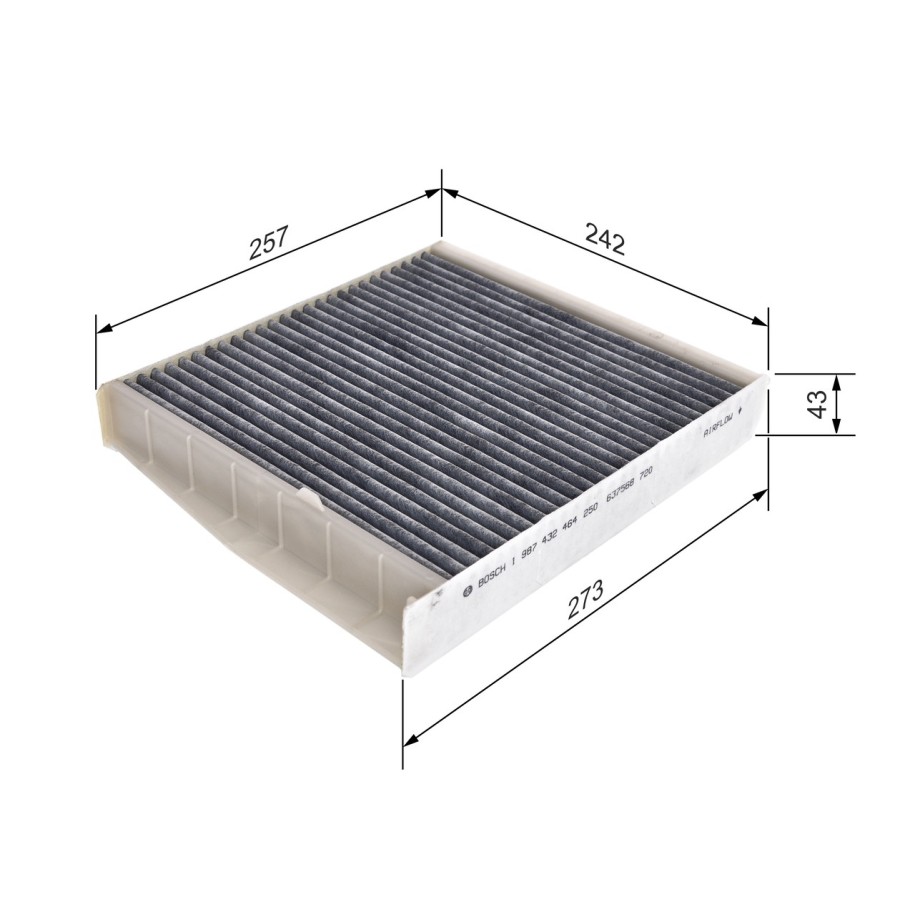 Pollen Filter BOSCH 1987432464 for VOLVO OE 30630754