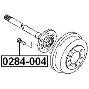 Wheel Stud - FEBEST 0284004