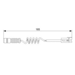 Brake Pad Sensor BOSCH 1987473007 for MERCEDES
