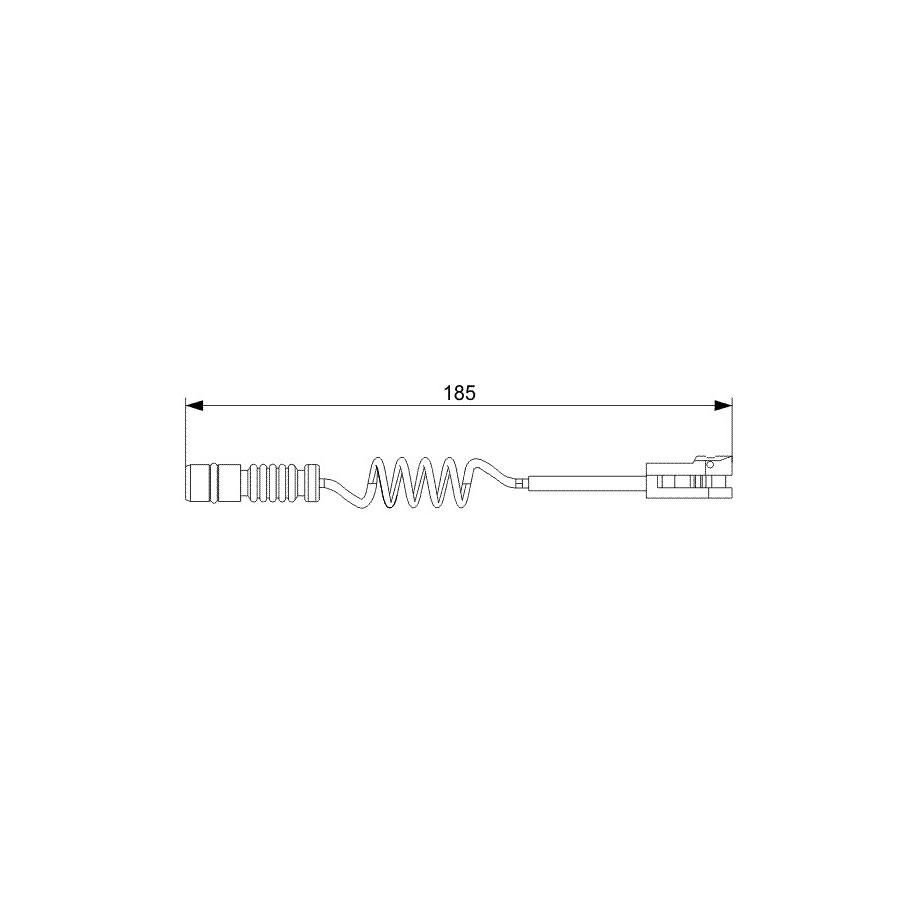 Brake Pad Sensor BOSCH 1987473007 for MERCEDES