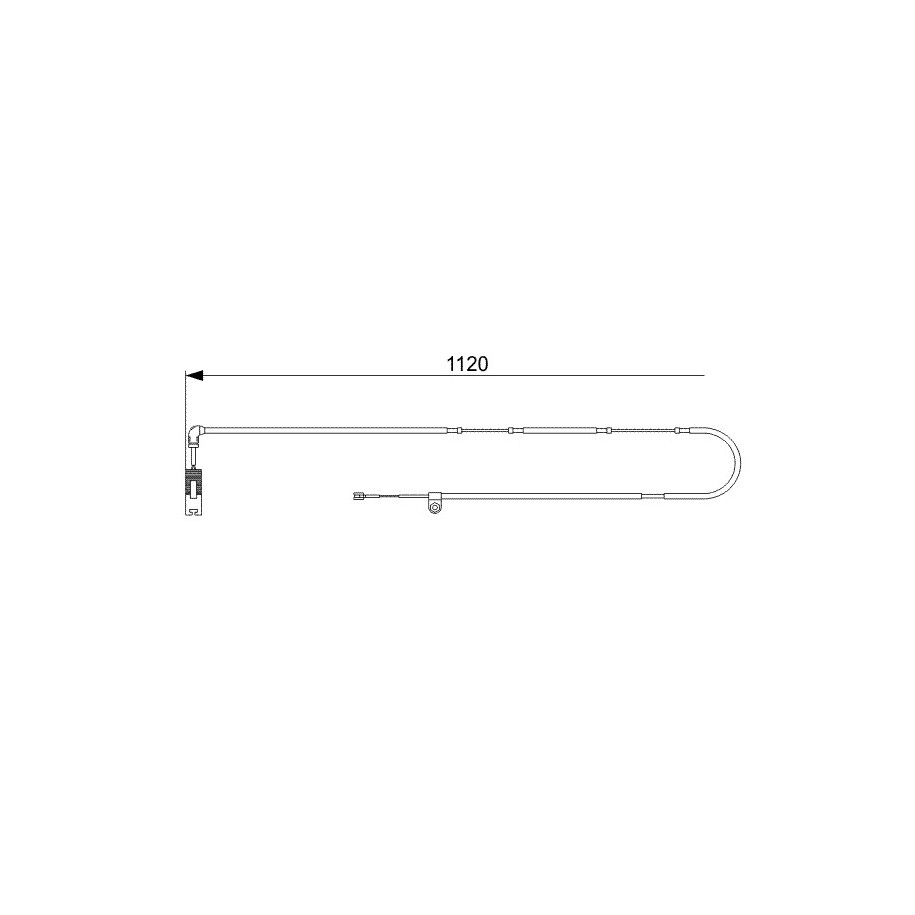 Brake Pad Sensor BOSCH 1987473010 for LAND ROVER RANGE ROVER OE SOE000011