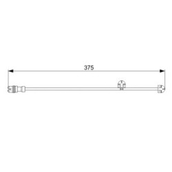 Brake Pad Sensor BOSCH 1987473024 for PORSCHE 911