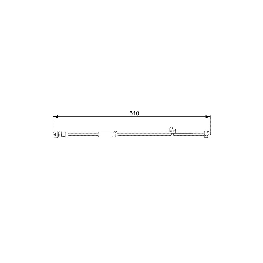 Brake Pad Sensor BOSCH 1987473029 for PORSCHE 911