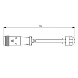 Brake Pad Sensor BOSCH 1987473038 for MERCEDES