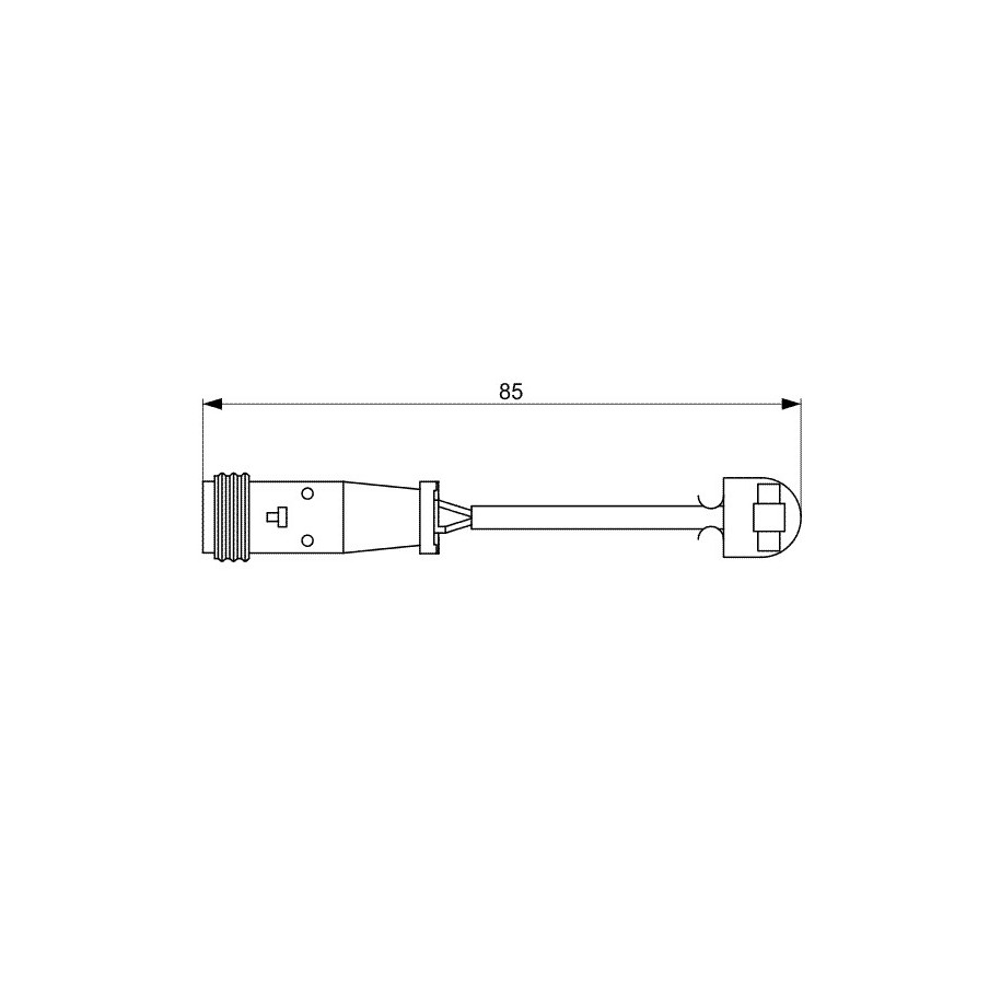 Brake Pad Sensor BOSCH 1987473038 for MERCEDES