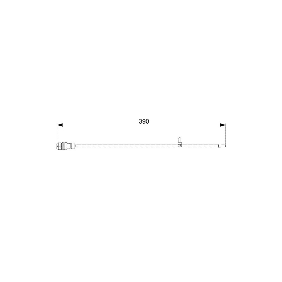 Brake Pad Sensor BOSCH 1987473041 for PORSCHE 911 OE 99761267800
