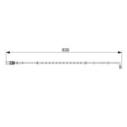 Brake Pad Sensor BOSCH 1987473043 for ALPINA