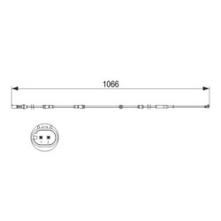 Brake Pad Sensor BOSCH 1987473501 for BMW