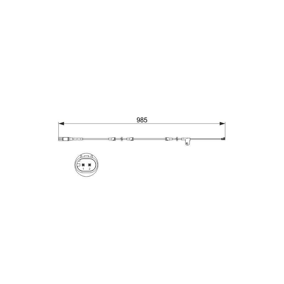 Brake Pad Sensor BOSCH 1987473520 for BMW X5