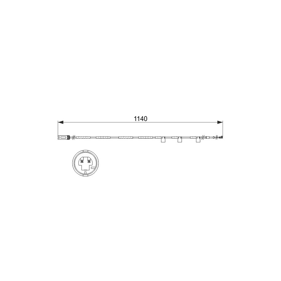 Brake Pad Sensor BOSCH 1987473525 for MINI MINI OE 34356792573