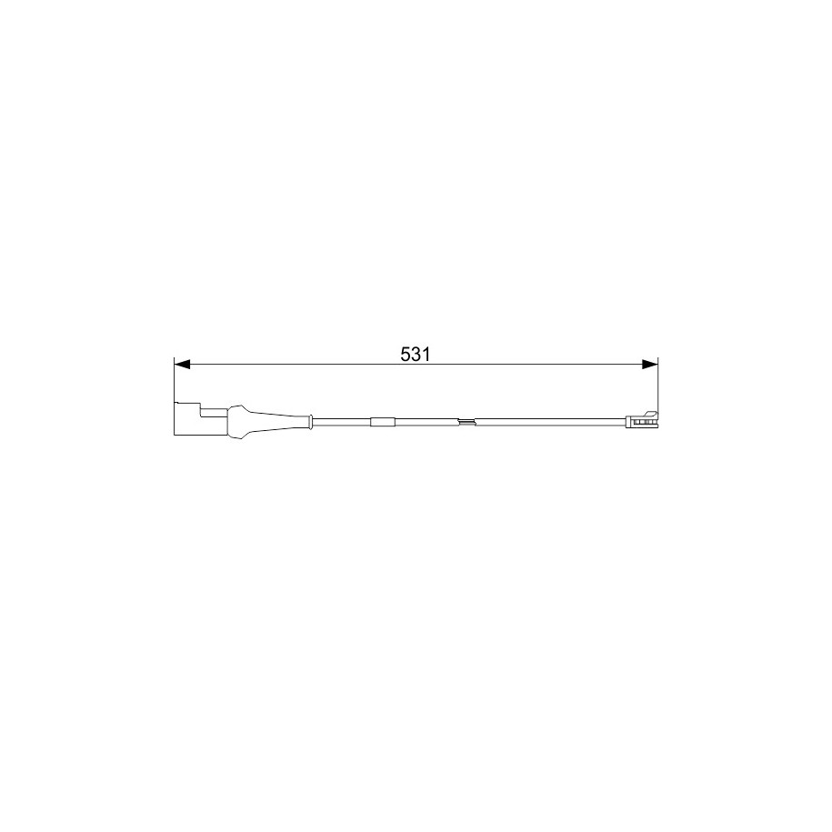 Brake Pad Sensor BOSCH 1987473574 for FORD TRANSIT OE BK312N248CB