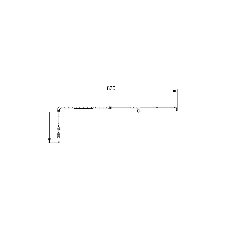 Brake Pad Sensor BOSCH 1987473579 OE LR012824