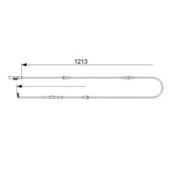 Brake Pad Sensor BOSCH 1987473580 OE LR014568