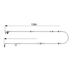 Brake Pad Sensor BOSCH 1987473582 for LAND ROVER DISCOVERY