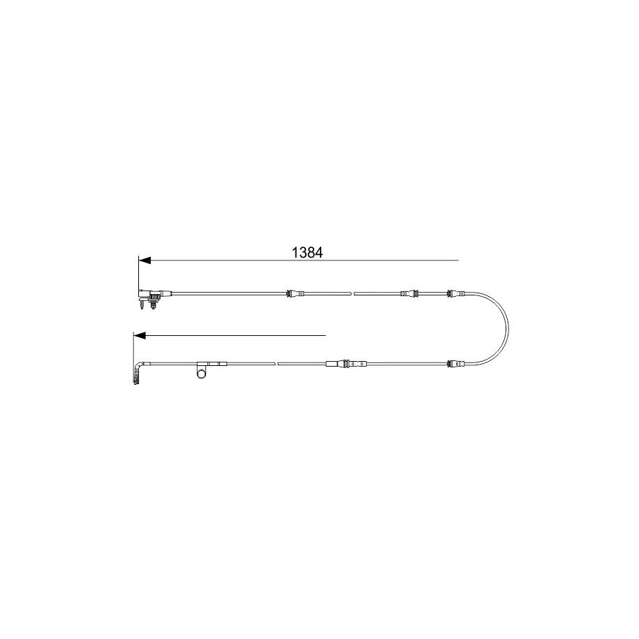 Brake Pad Sensor BOSCH 1987473582 for LAND ROVER DISCOVERY