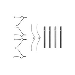Brake Pad Accessory Kit BOSCH 1987474305 for MAZDA 323
