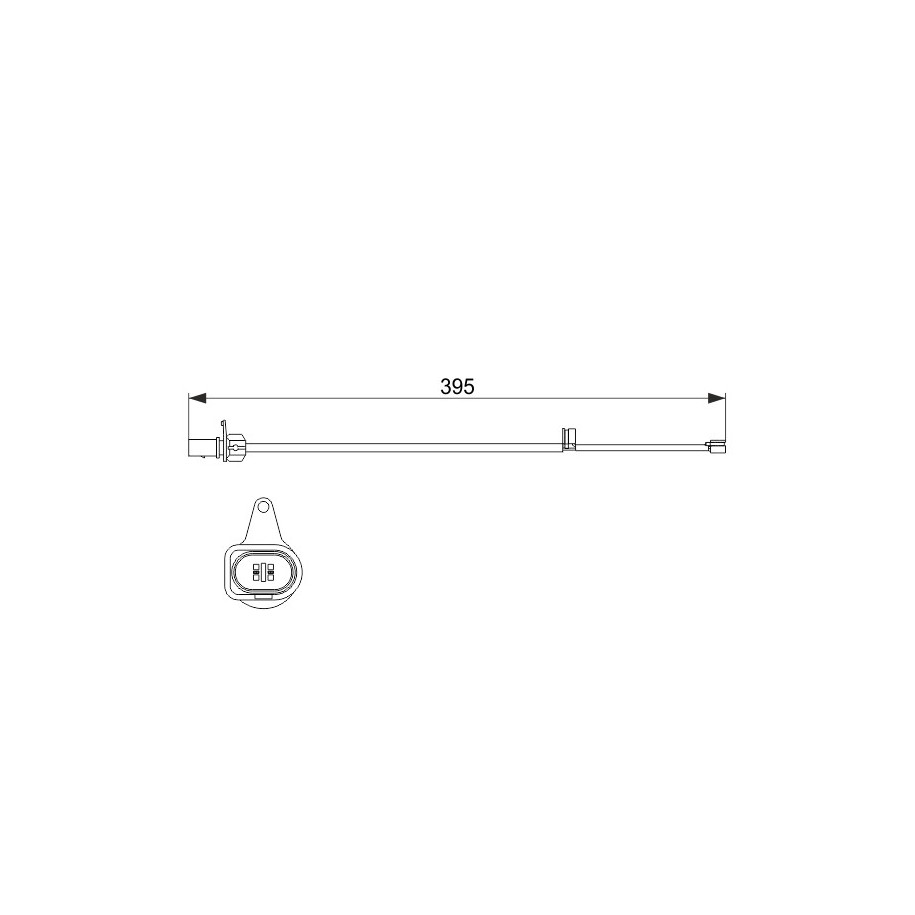 Brake Pad Sensor BOSCH 1987474509 for AUDI A4