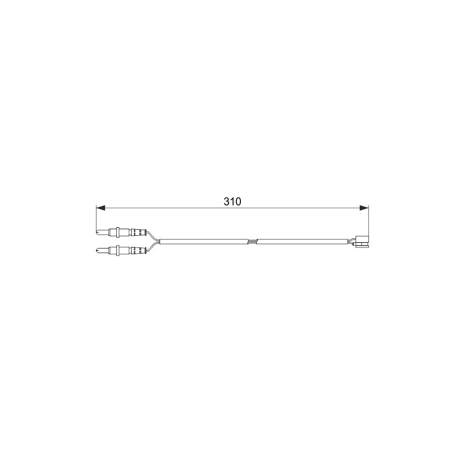 Brake Pad Sensor BOSCH 1987474519 for CITROEN