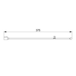 Brake Pad Sensor BOSCH 1987474562 for PORSCHE