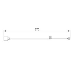 Brake Pad Sensor BOSCH 1987474572 for AUDI