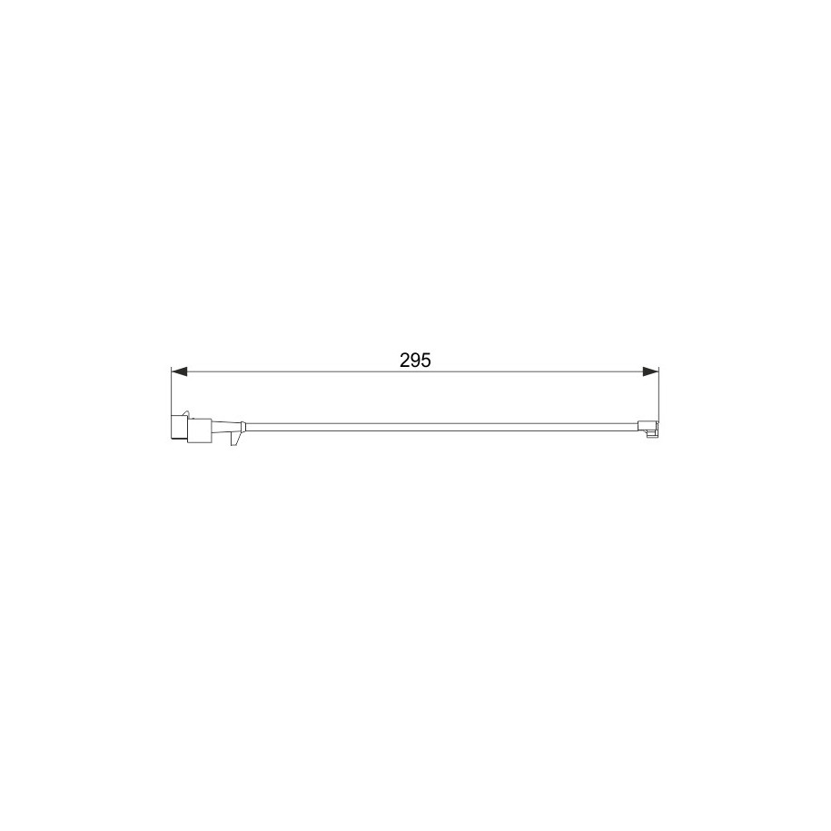 Brake Pad Sensor BOSCH 1987474575 for IVECO DAILY OE 42556205