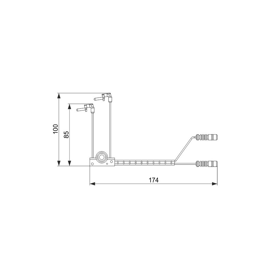 Brake Pad Sensor BOSCH 1987474584 for MERCEDES