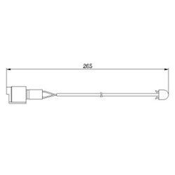 Brake Pad Sensor BOSCH 1987474904 for BMW OE 34111152607