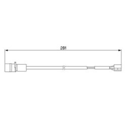 Brake Pad Sensor BOSCH 1987474924 for PORSCHE 911
