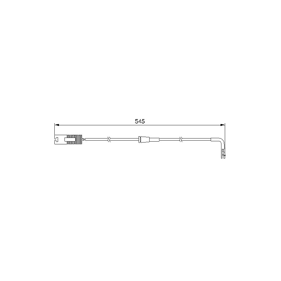 Brake Pad Sensor BOSCH 1987474940 for ALPINA