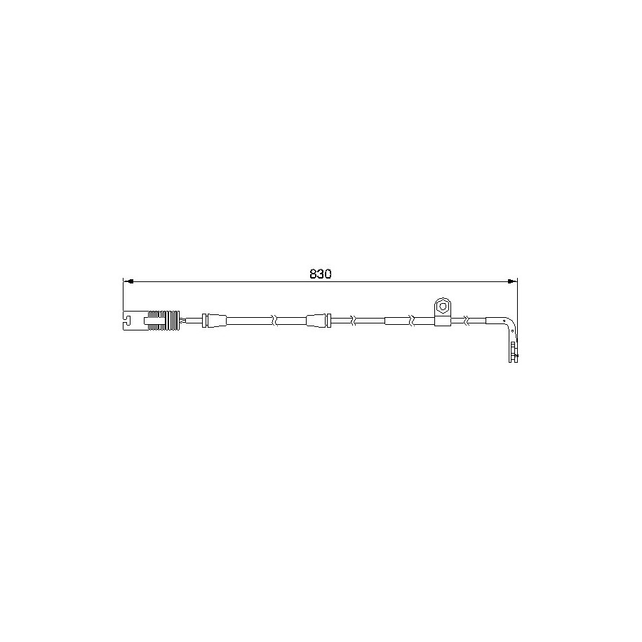 Brake Pad Sensor BOSCH 1987474958 for BMW 5 OE 34351163065