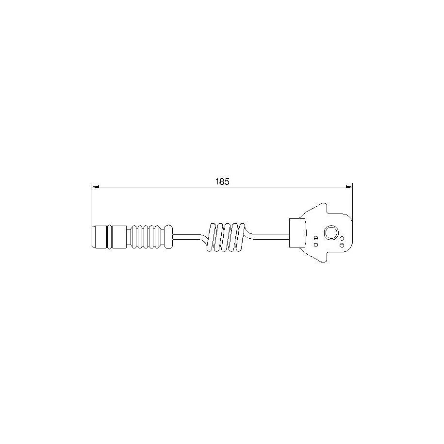 Brake Pad Sensor BOSCH 1987474963 for MERCEDES M-CLASS OE A1635401317