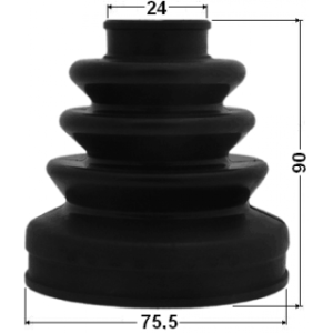 Bellow Drive Shaft - FEBEST 0315CL20