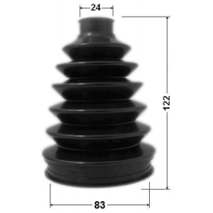 Bellow Drive Shaft - FEBEST 0317PFD