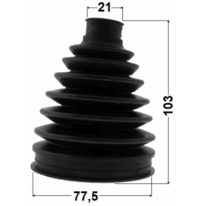 Bellow Drive Shaft - FEBEST 0317PGB3