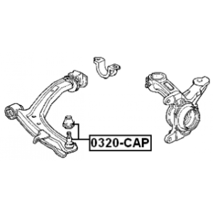 Ball Joint - FEBEST 0320CAP